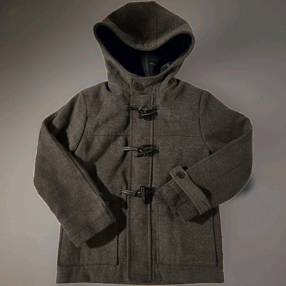 Rothschild & Co Toddler Boys Size 4‎ Faux Wool Toggle Coat - Picture 1 of 4